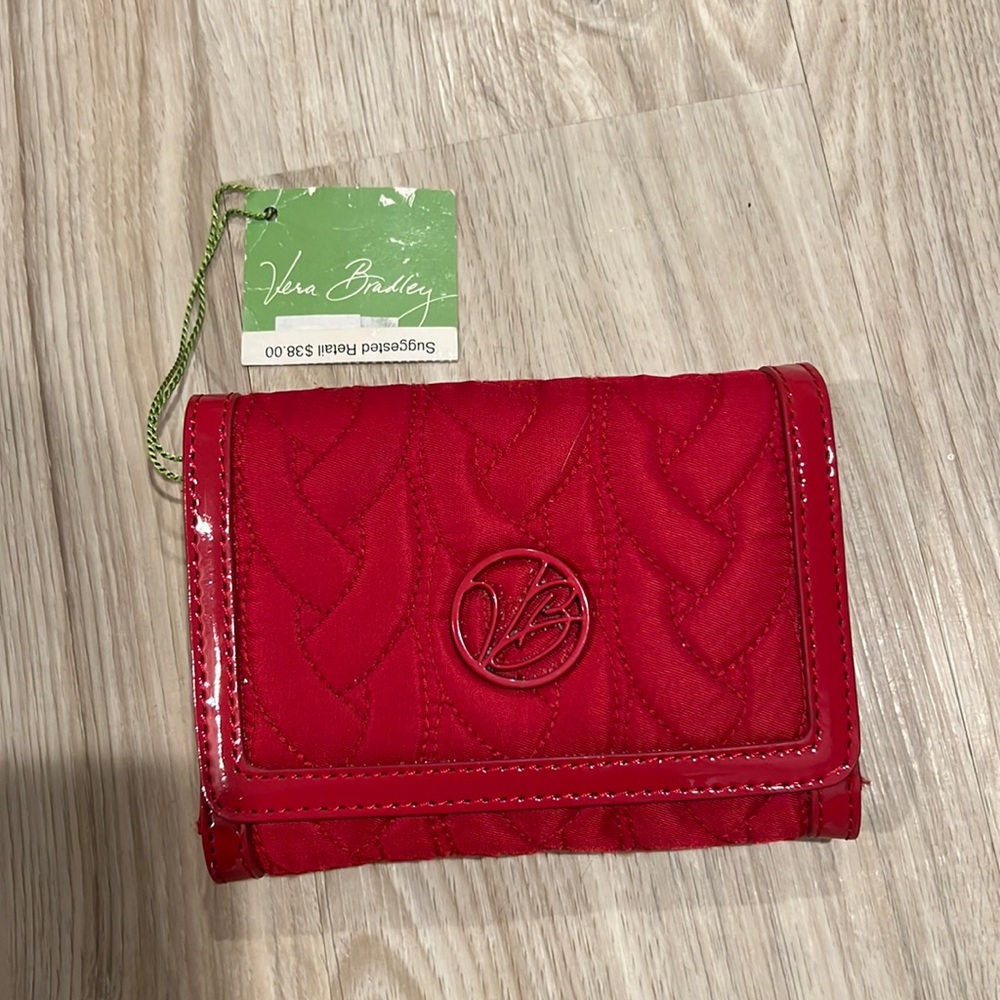 Vera Bradley, all in one scarlet wallet